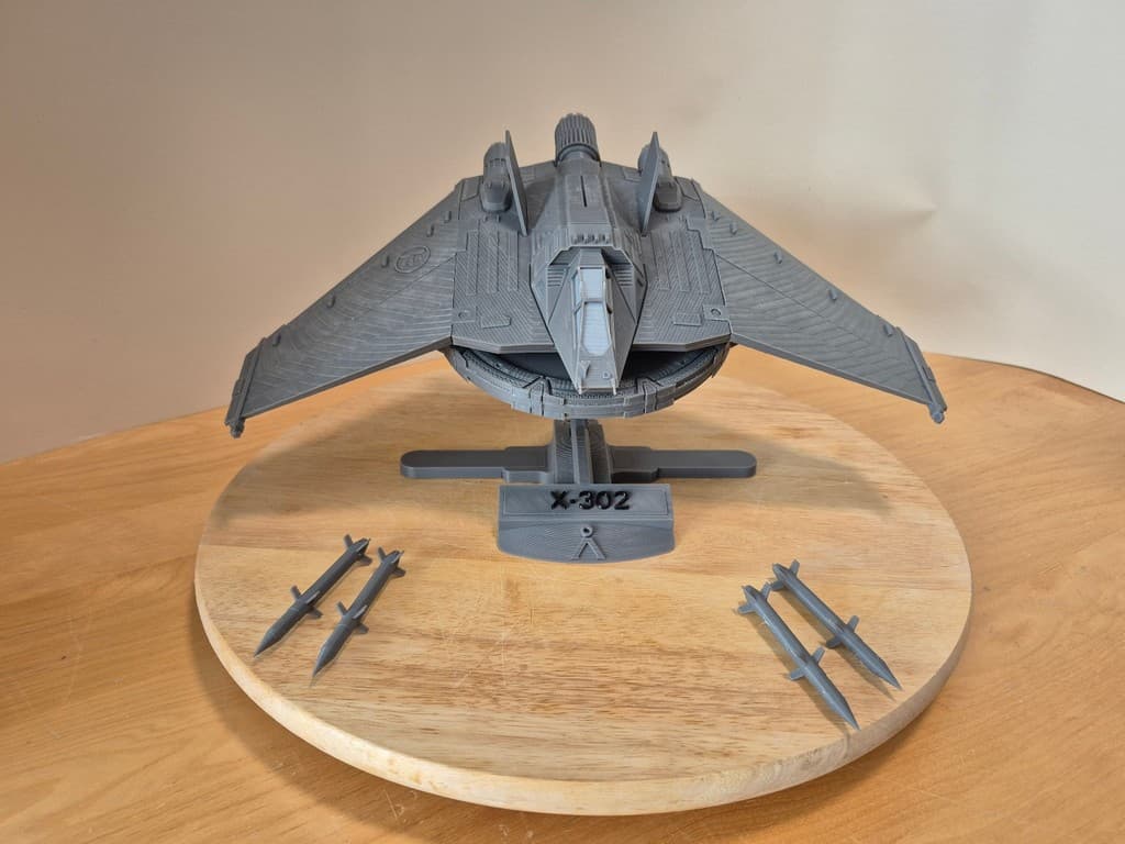 X-302 mit Stargate – 36 cm x 22 cm