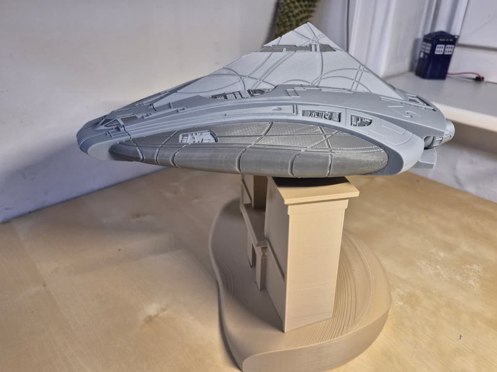 Stargate Al’kesh 3D Modell 27x22cm Neu mit großem Display-Ständer
