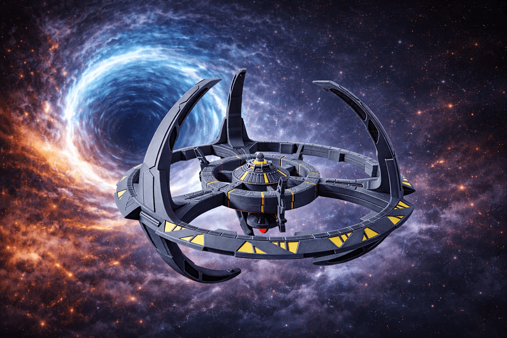 Deep Space Nine Modell – 29,6 cm – Star Trek Raumstation 3D Druck