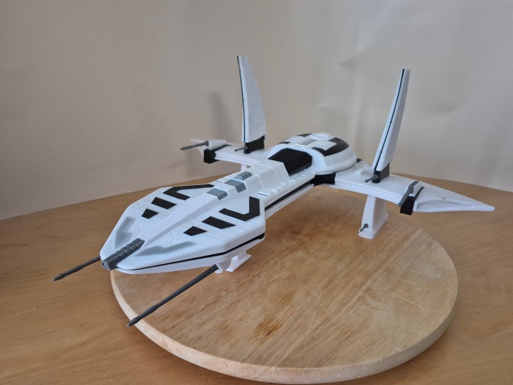 Stargate O’Neill Class Asgard Schiff 3D Modell 43x46cm