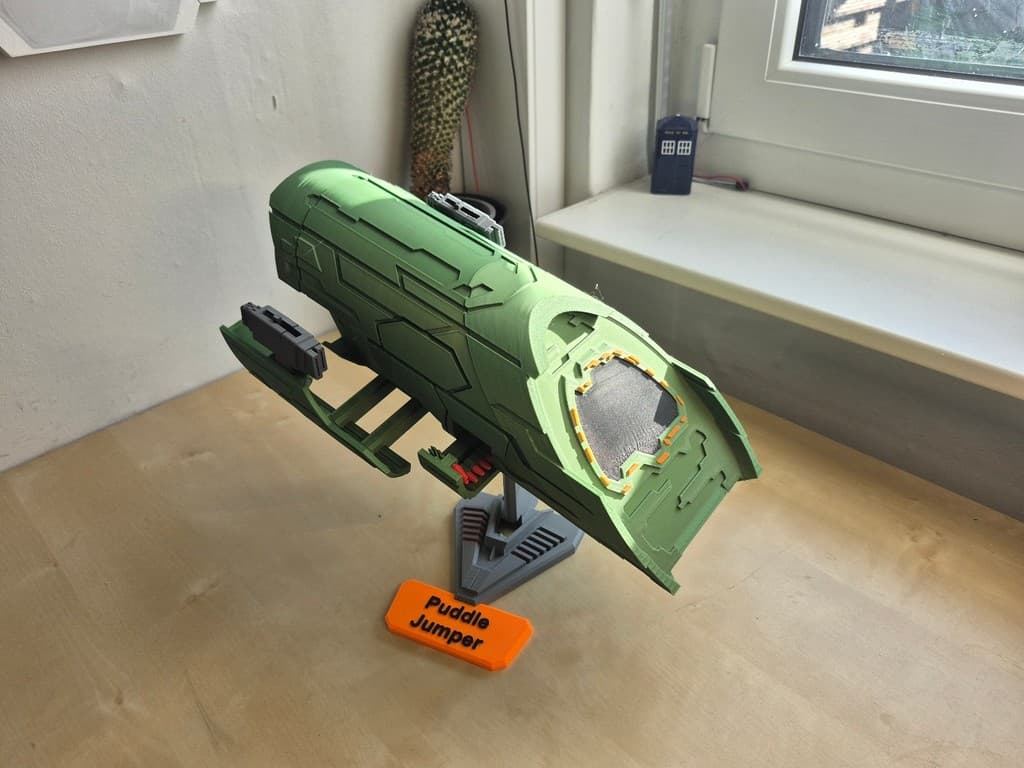 Puddle Jumper Stargate Atlantis 3D-Druck Modell 34cm