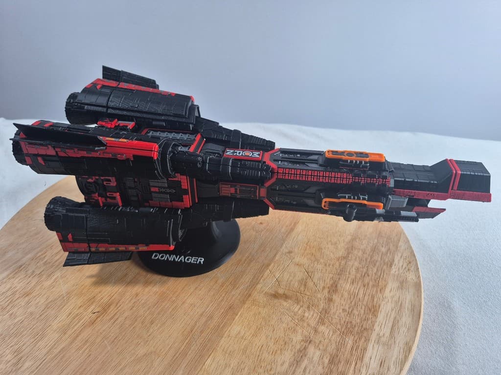 The Expanse – Donnager Class Battleship 3D Modell 35x14 cm